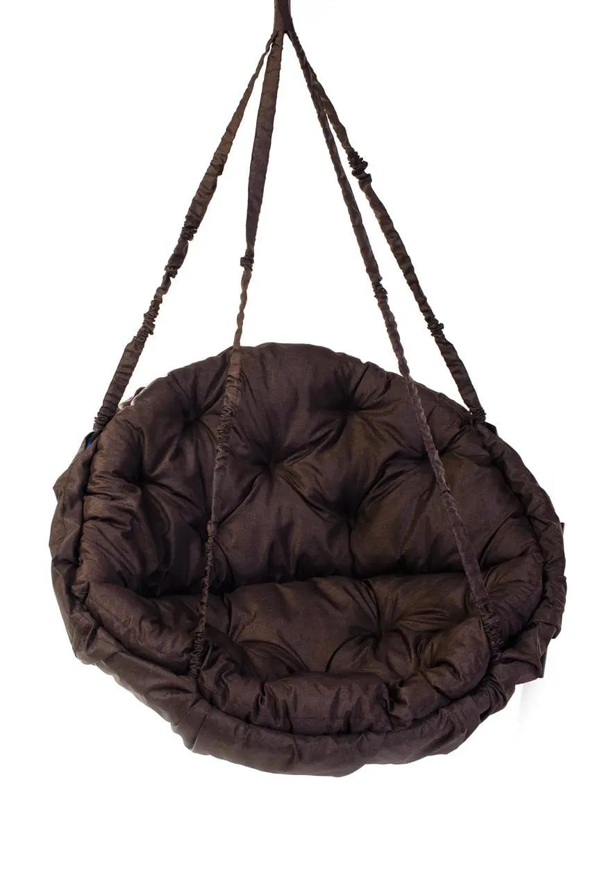 Качеля-гамак садовая Lux до 120 кг Коричневый (27844253) - фото 1