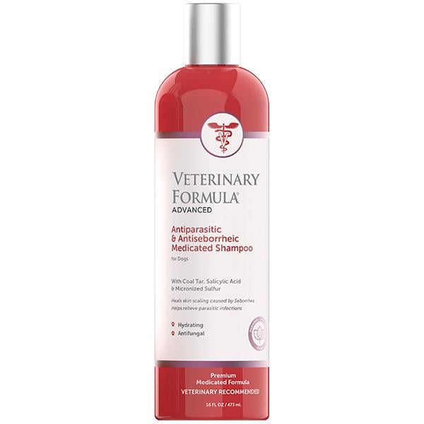 Шампунь Veterinary Formula Advanced Antiparasitic & Antiseborrheic лечебныйШампунь для собак с дегтем 473 мл Шампунь Veterinary Formula Advanced Antiparasitic & Antiseborrheic лечебныйШампунь для собак с дегтем 473 мл