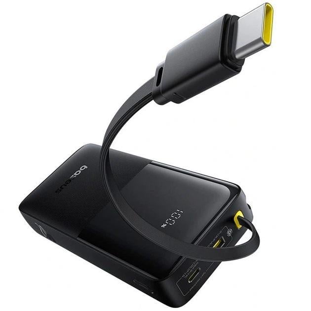 Зовнішній акумулятор BASEUS Bipow 2 Digital Display 20W 20000mAh Black (P10077101113-01) Зовнішній акумулятор BASEUS Bipow 2 Digital Display 20W 20000mAh Black (P10077101113-01)