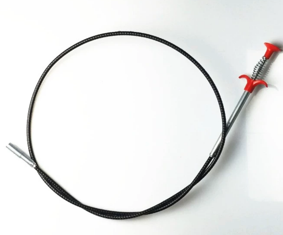 Трос сантехнічний для прочистки труб Кіготь з зажимами 60 см (10-39-1309-60) Трос сантехнічний для прочистки труб Кіготь з зажимами 60 см (10-39-1309-60)