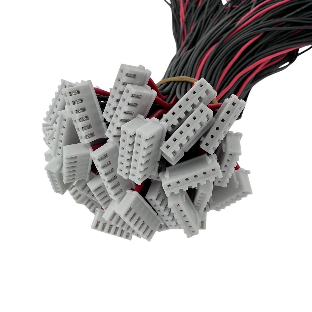 Разъем JST XH2.54-5S 6pin 30 см 22awg силиконовый провод на 6 контактов балансир для imax b6 (2313758178) - фото 6