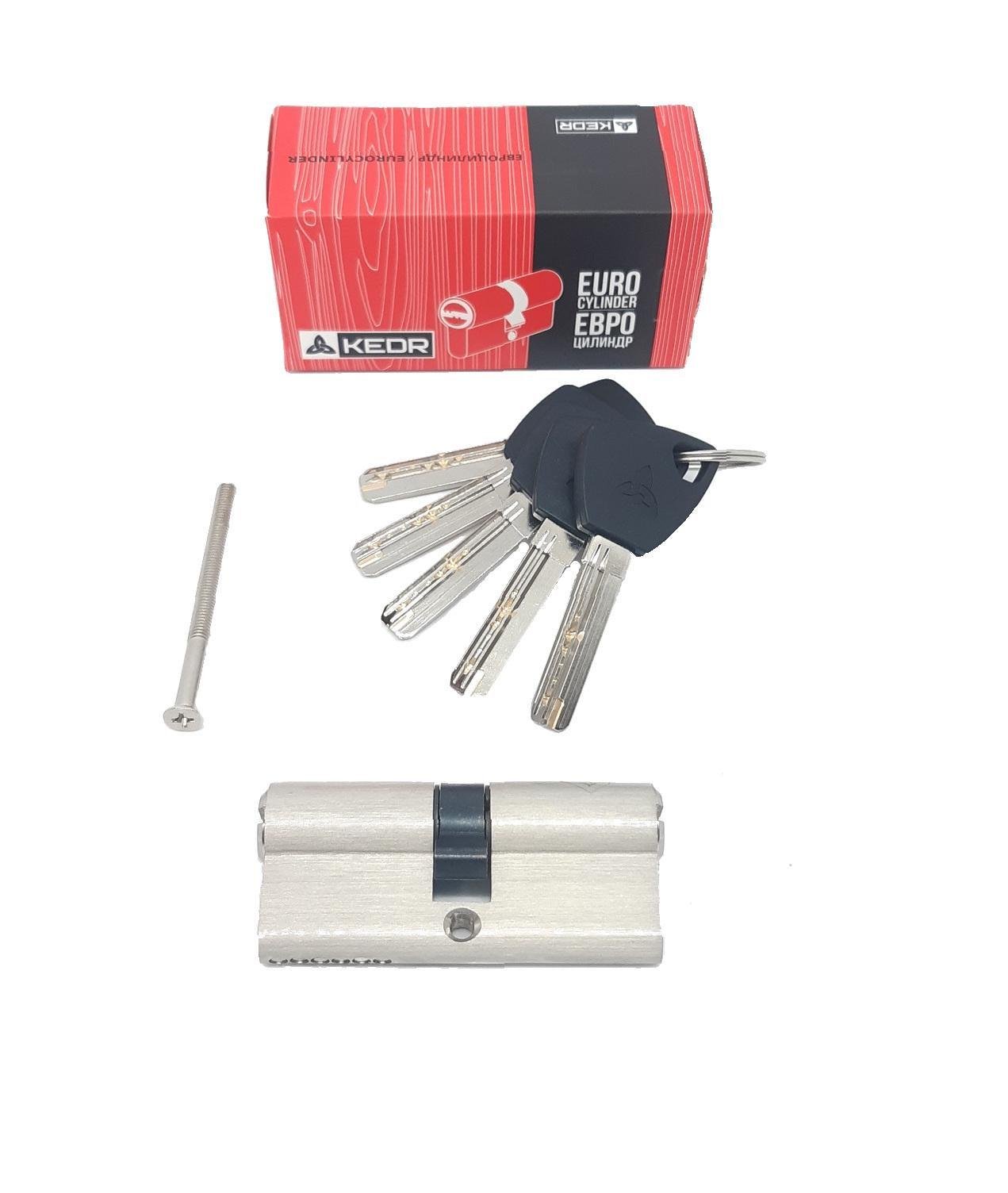 Сердцевина Kedr Key M70 ZN Brass/Brass ключ/ключ никель с латунным ключом 30/40 мм (BB-EA70SN)