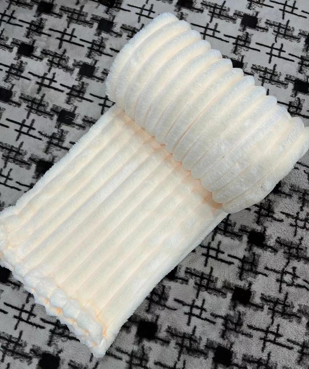 Плед Cotton home Colorful home Полоска 150х200 см микрофибра 1306-1 Молочный (DR014125)