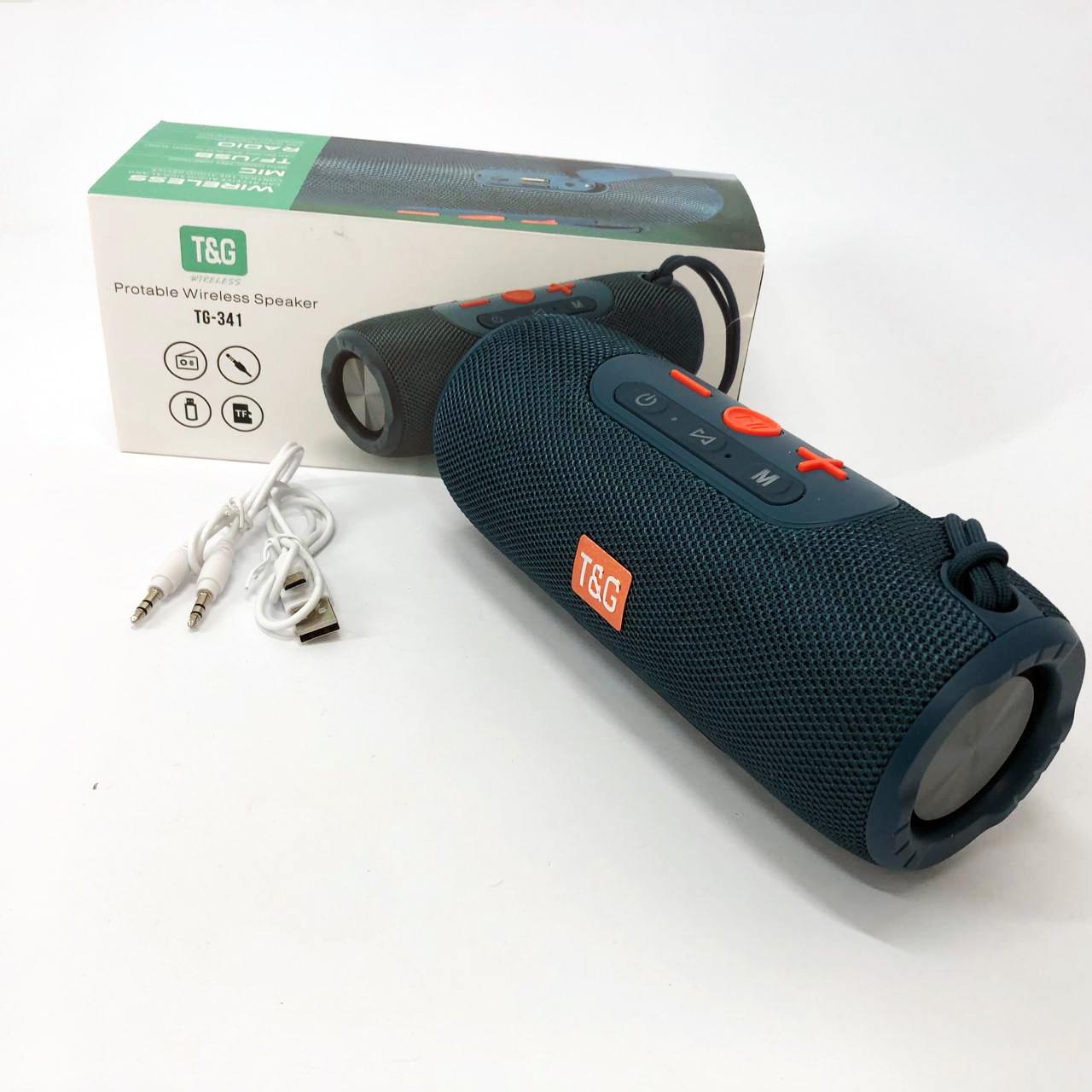 Колонка портативна Bluetooth TG341 зі шнурком Синій - фото 7 Колонка портативна Bluetooth TG341 зі шнурком Синій - фото 7