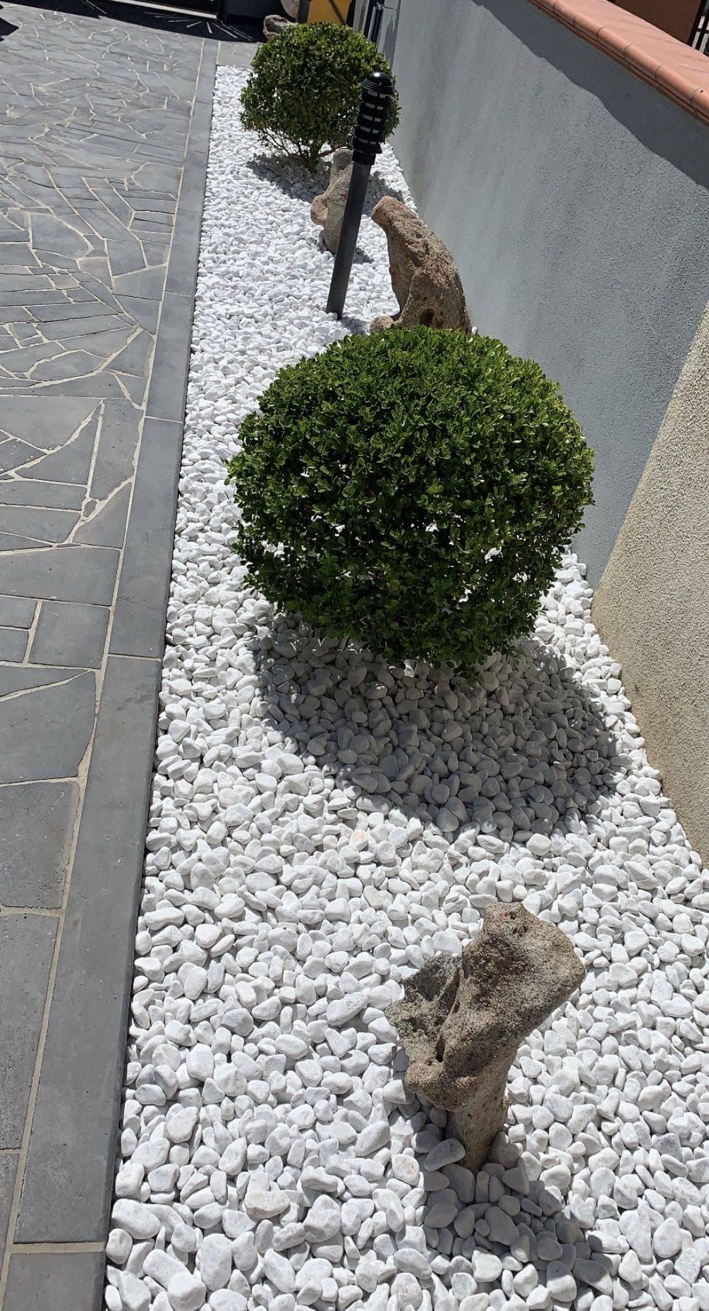 Галька мраморная Каменный двор фр. 1-3 см Белый (1254) - фото 3 Галька мраморная Каменный двор фр. 1-3 см Белый (1254) - фото 3