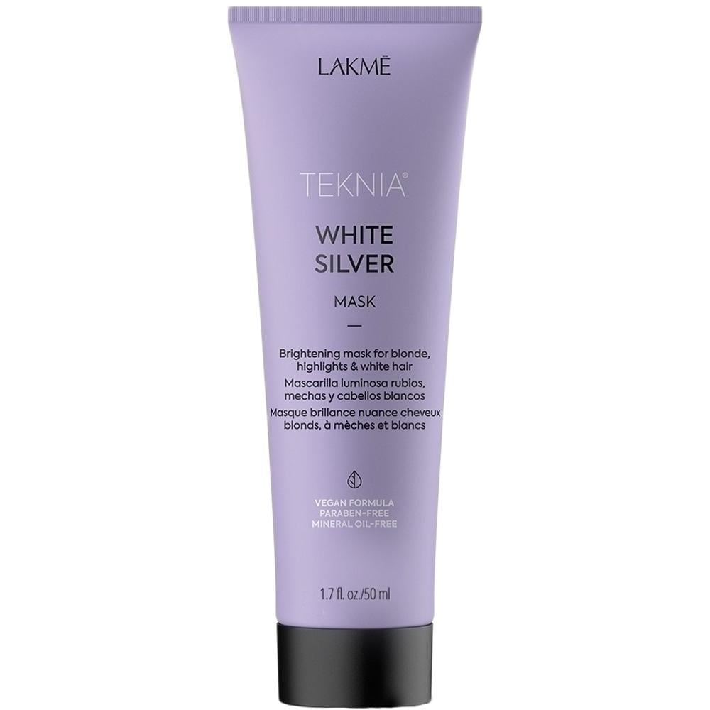Маска тонирующая Lakme Teknia White Silver Mask для нейтрализации желтого оттенка 50 мл (44023)