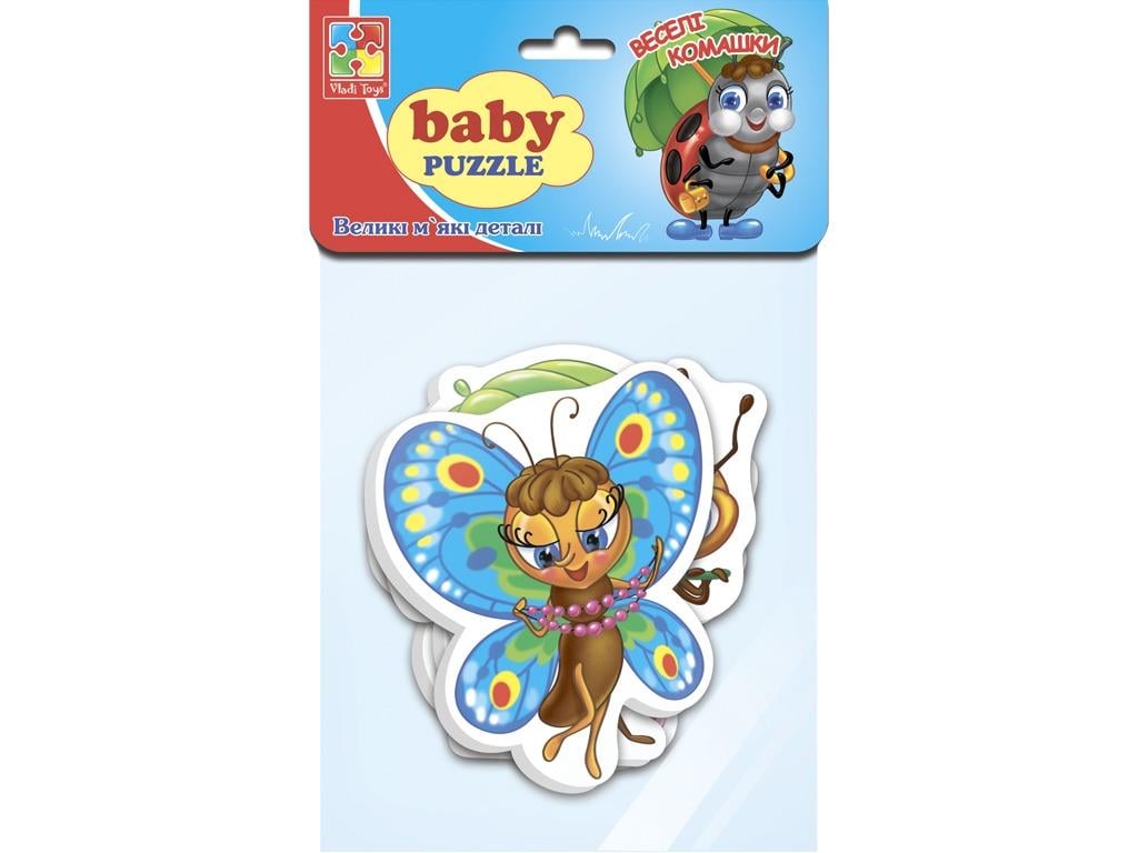 Пазлы Бэби Vladi Toys Веселые мошки (VT1106-82)