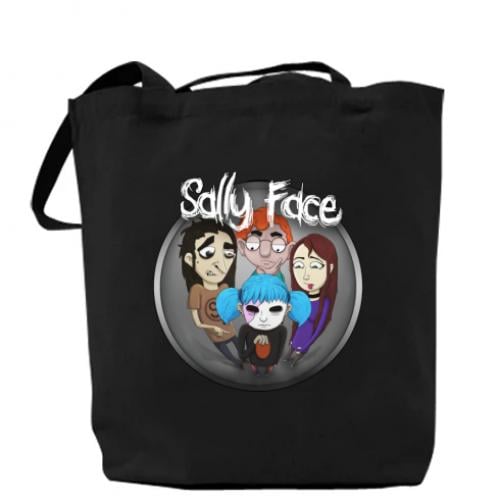 Шопер Sally Face soundtrack 37x41 см Чорний (2901001-2-86045)