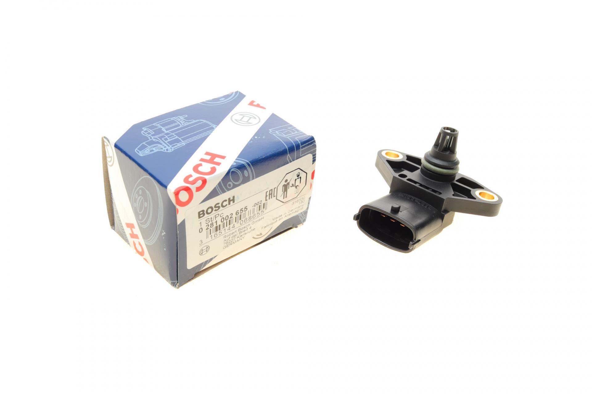 Датчик давления во впускном газопроводе Man E2000/TGM/TGS 06-- (0 281 002 655)