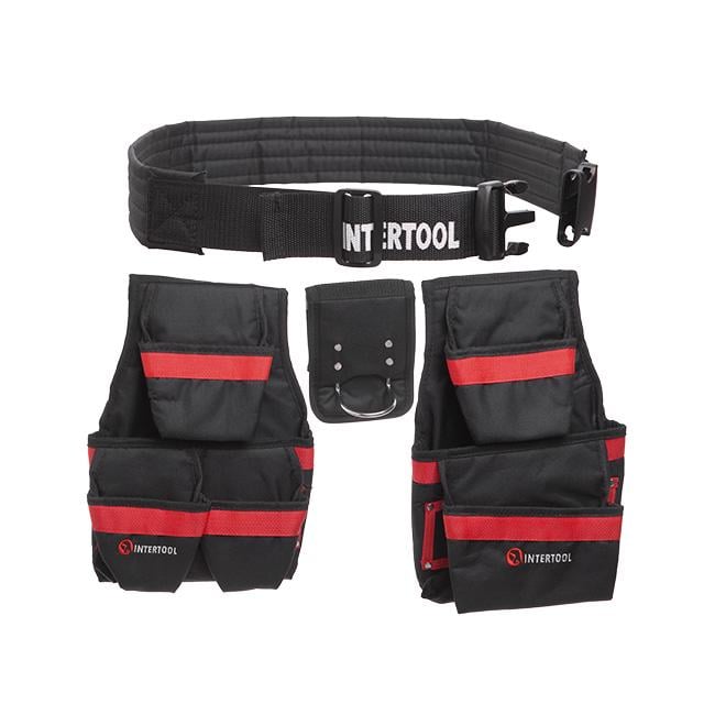 Сумка поясна слюсарно-будівельна 18 карманів поліестер (3582)