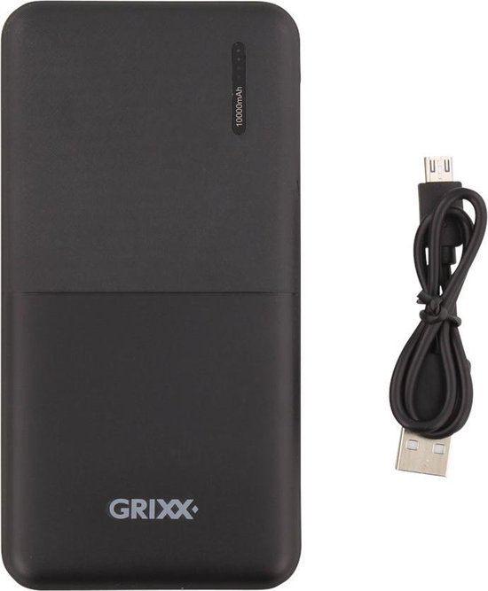 Батарея універсальна Grixx ENYPDT0 10000 mAh Black (3-10-10000 MAh)