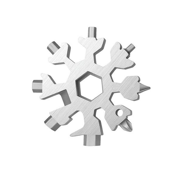 Мультитул Snowflake 18в1 у формі сніжинки з нержавіючої сталі (id_2606)