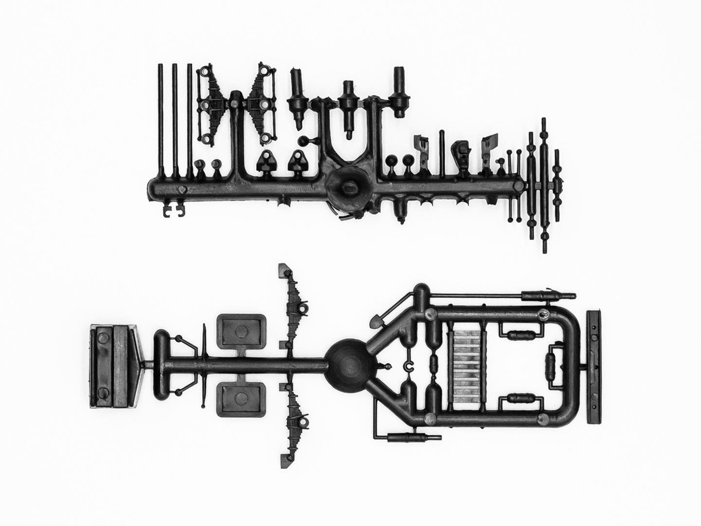 Сборная модель ICM Зил-157 армейский грузовой автомобиль (72541) - фото 6 Сборная модель ICM Зил-157 армейский грузовой автомобиль (72541) - фото 6