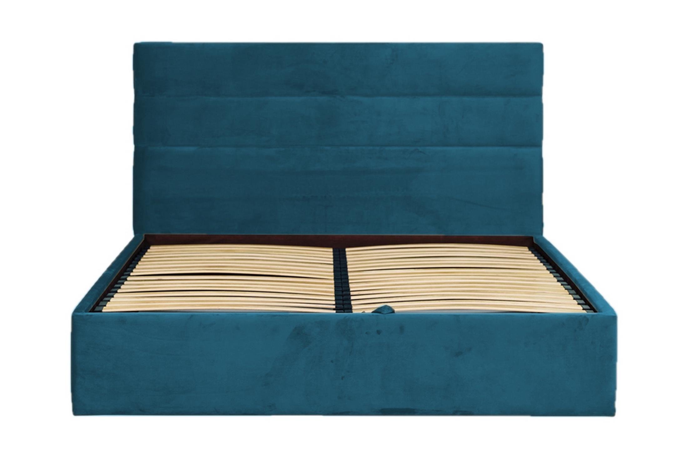 Ліжко RidneTut Edison Lite Holand 870 160х200 см Блакитний (33410013-870160) Ліжко RidneTut Edison Lite Holand 870 160х200 см Блакитний (33410013-870160)