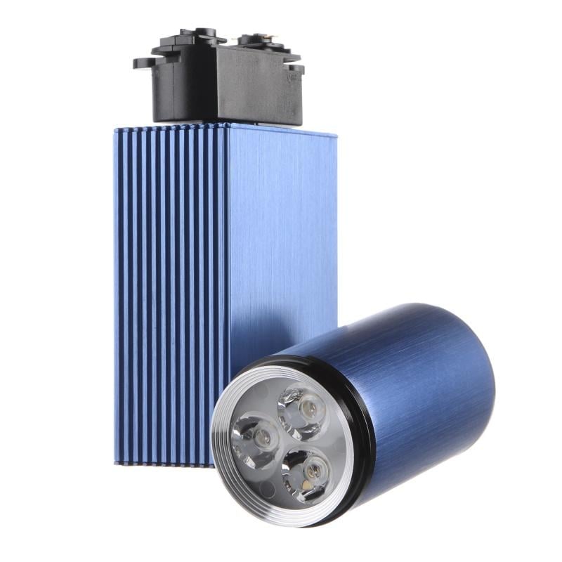 Светильник трековый поворотный Brille Led 205/3x2W NW Blue (L8-005)