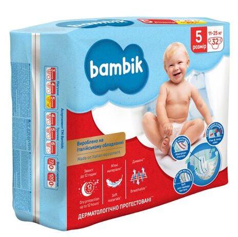 Подгузники Bambik Mega junior размер 5 11-25 кг 32 шт. (НФ-00004484)