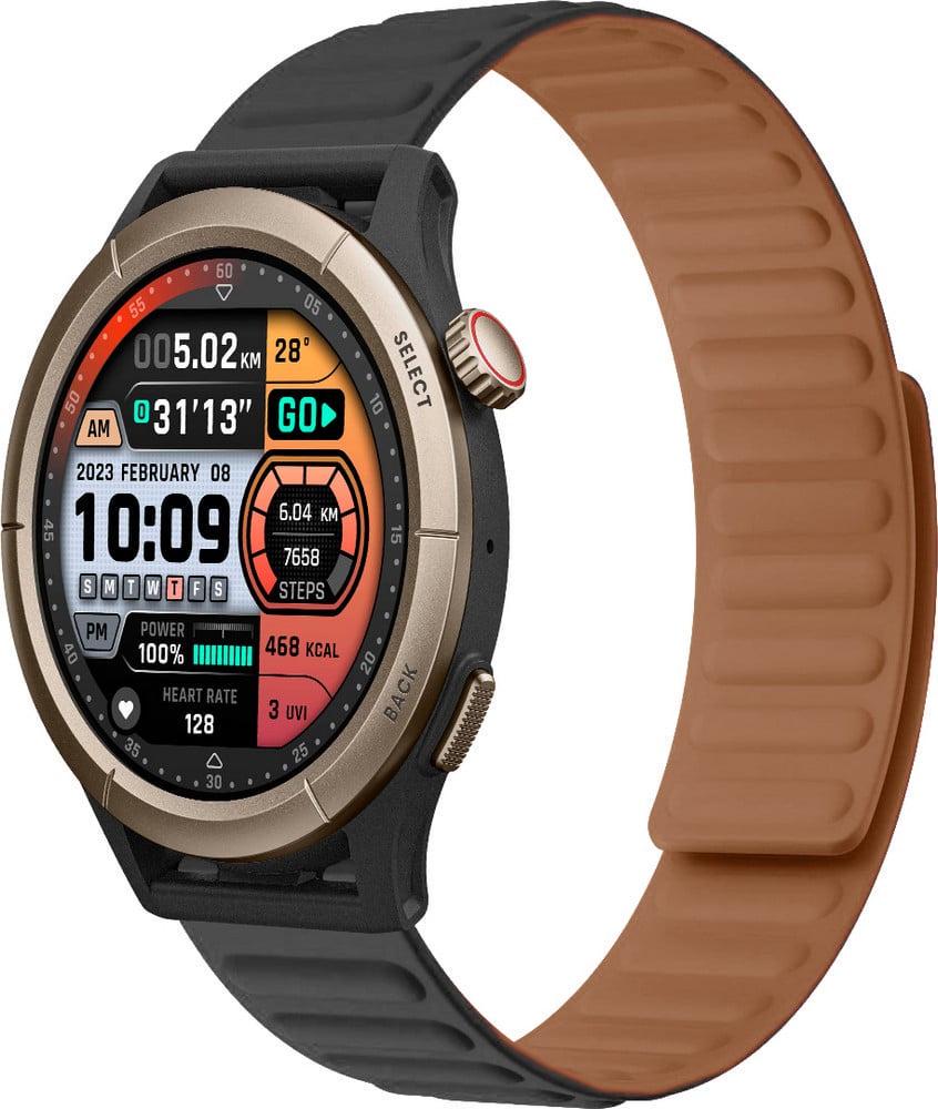 Ремінець магнітний Magneter для Amazfit Cheetah Round/Cheetah Pro Black (38449-2B) Ремінець магнітний Magneter для Amazfit Cheetah Round/Cheetah Pro Black (38449-2B)