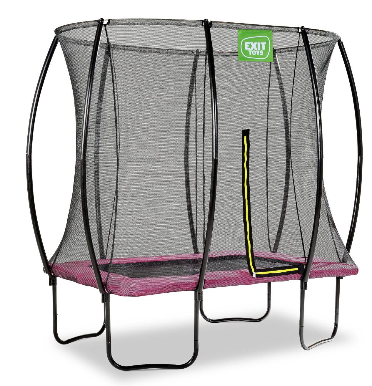 Батут Exit Toys Silhouette прямоугольный 153x214 см Розовый (1192104008)