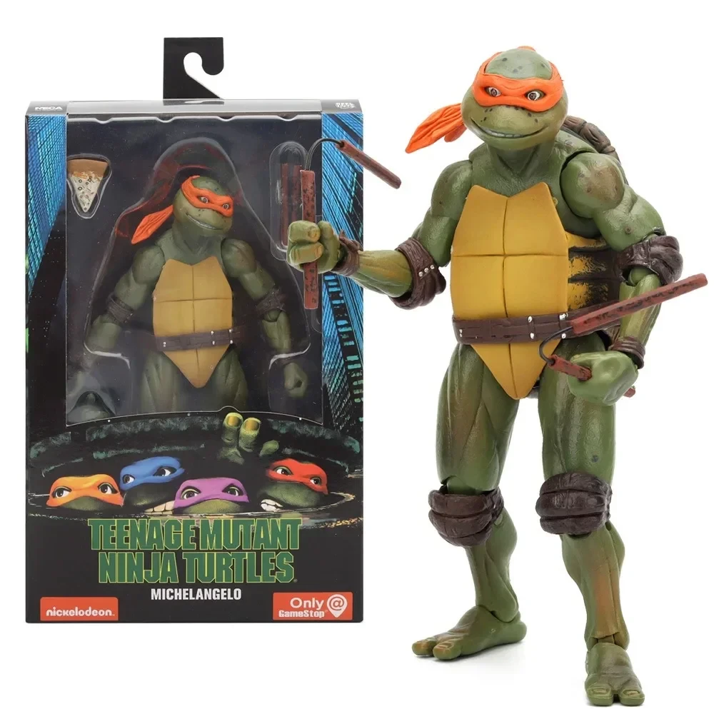 Игровая фигурка Черепашка Ниндзя Микеланджело Michelangelo 18 см