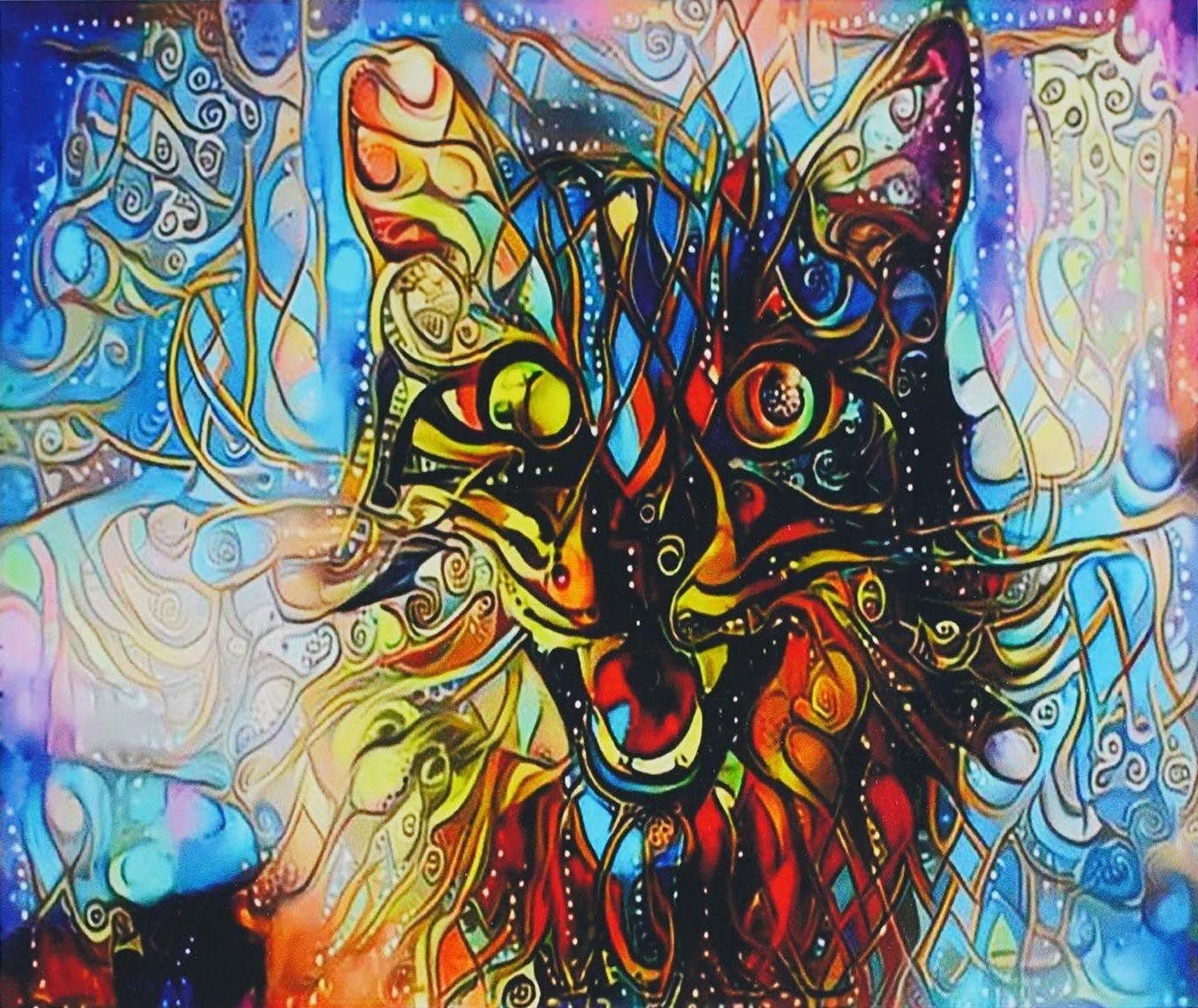 Алмазна мозаїка TK Group AL 86424/30 Магічна тварина зі стразами різної форми в коробці 40х50 см (24686653)