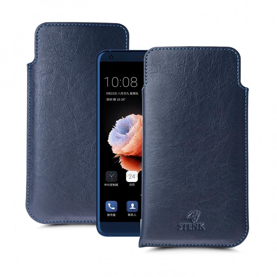 Футляр Stenk Elegance для ZTE Blade V9 Синий (63019)