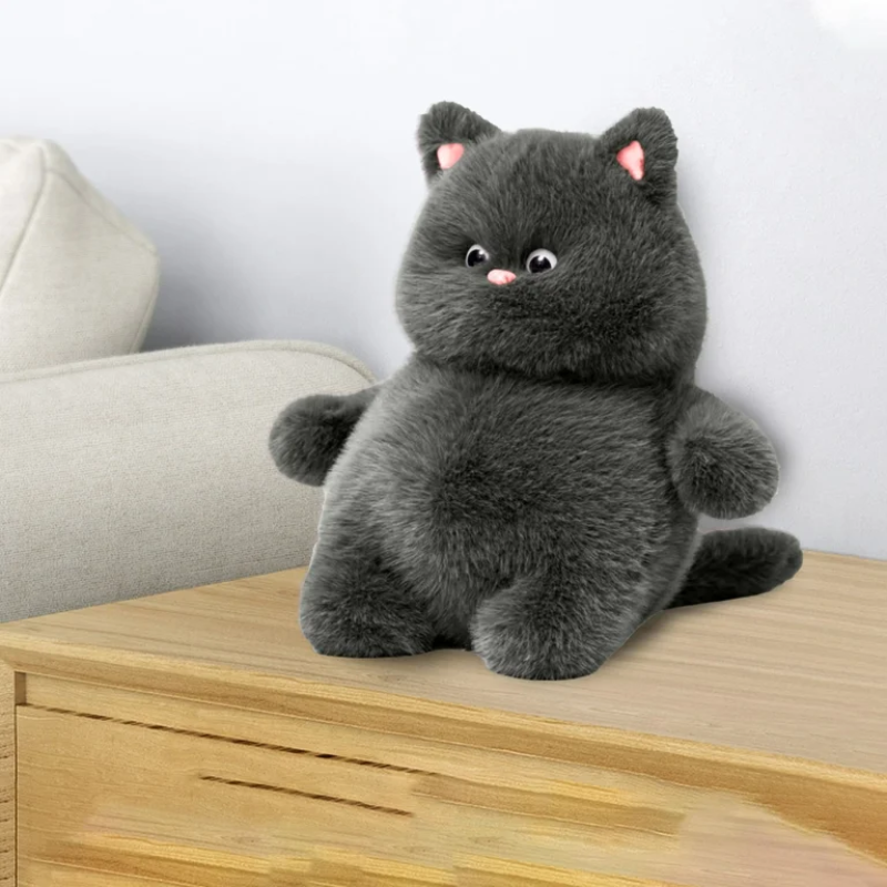 Мягкая игрушка Кот Пухляш 37 см Серый (2519431916)