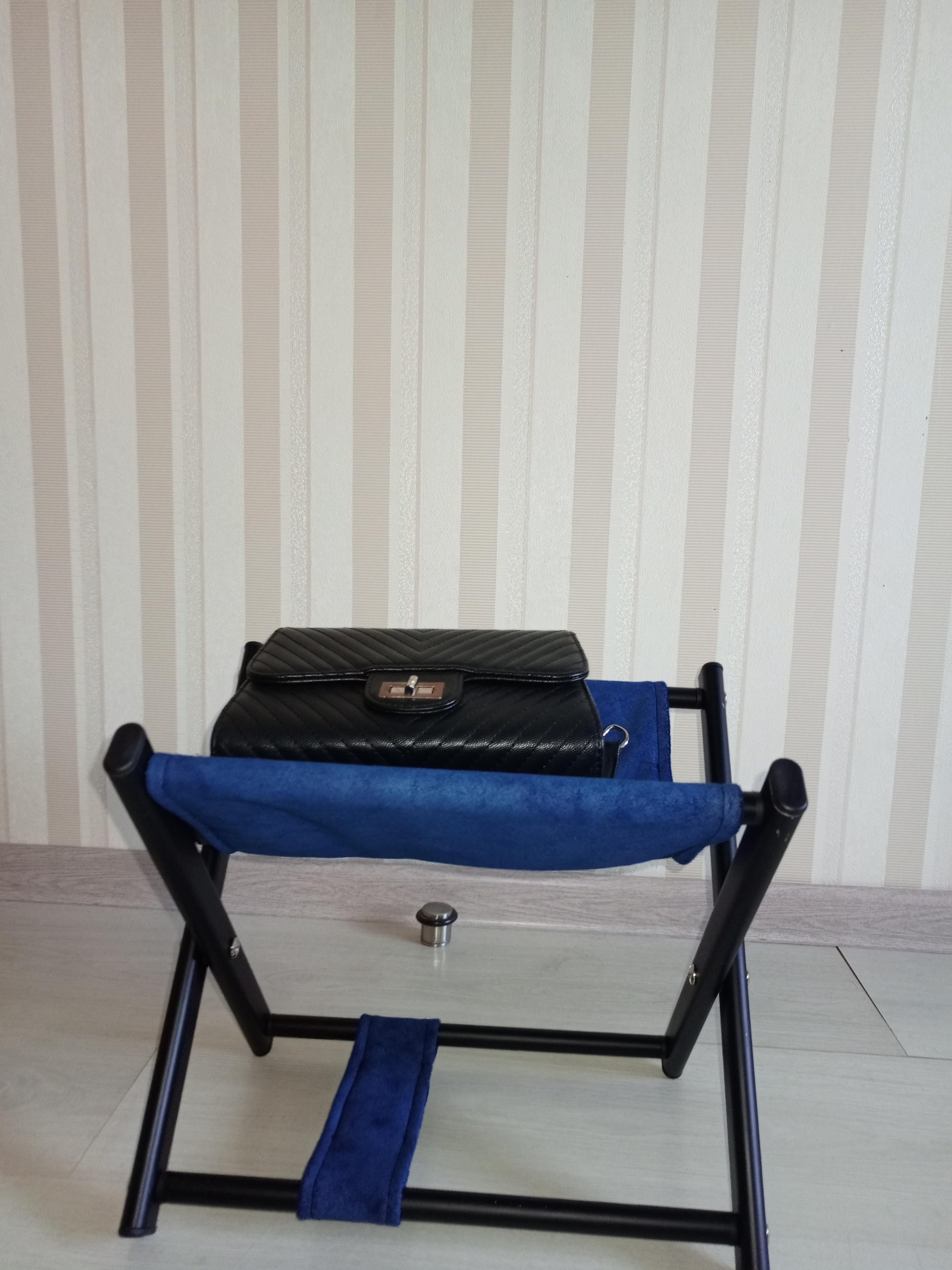 Підставка для сумки висота 31 см Синій/Чорний - фото 4 Підставка для сумки висота 31 см Синій/Чорний - фото 4
