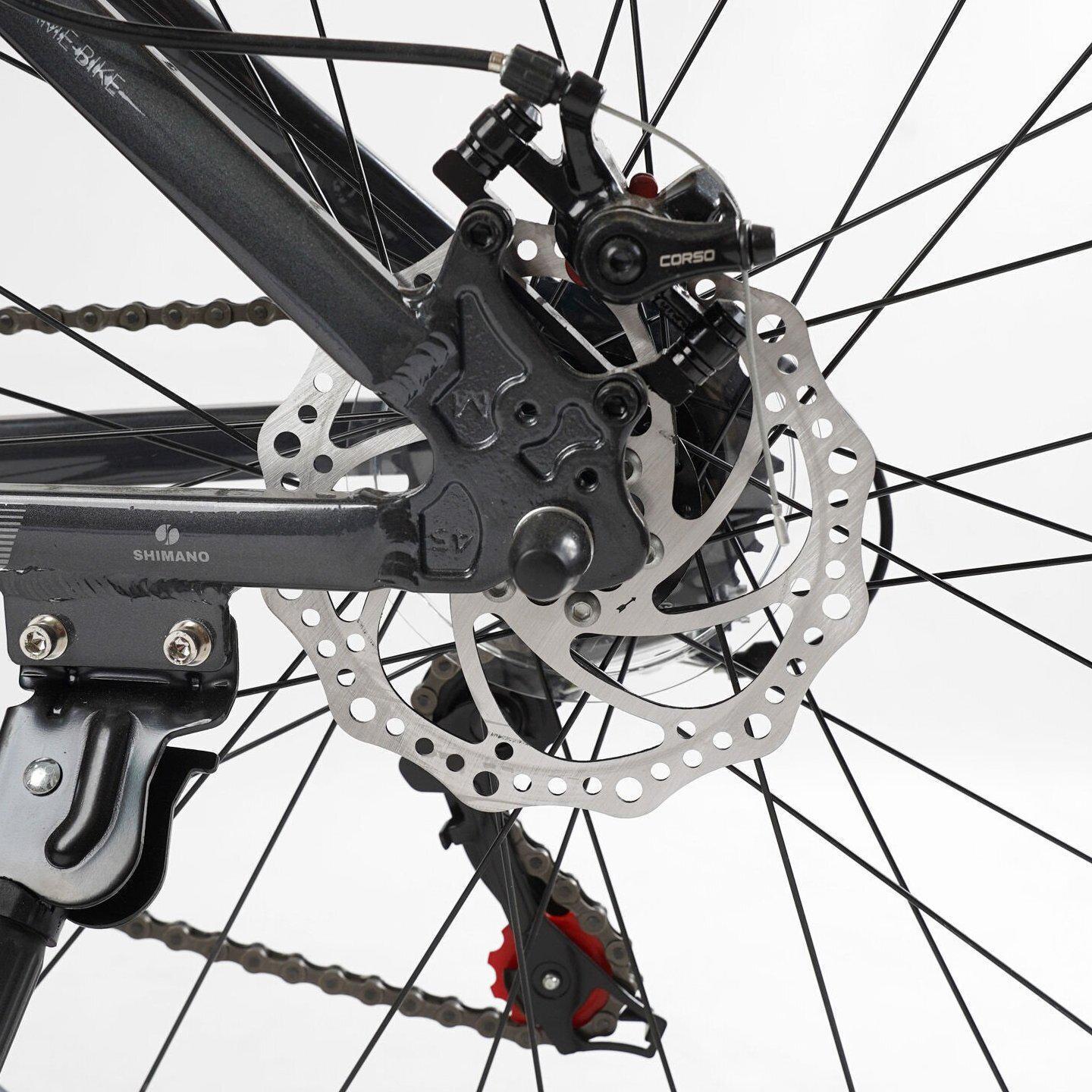 Велосипед горный Corso Next алюминиевый 26"/15" Черно-красный (705720904) - фото 6 Велосипед горный Corso Next алюминиевый 26"/15" Черно-красный (705720904) - фото 6