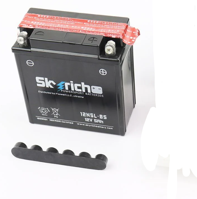 Аккумулятор 12 V5 Ah 12N5L-BS кислотный L120хW60хH130 мм - фото 3 Аккумулятор 12 V5 Ah 12N5L-BS кислотный L120хW60хH130 мм - фото 3