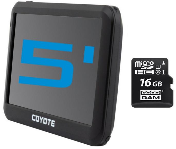 GPS навігатор Coyote 556 Mate Pro автомобільний Ram 256 mb ROM 8 Gb з MicroSD 16 Gb