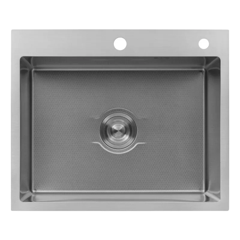 Мойка кухонная Kroner Derby KRP Brush 6050HM (2667608043) - фото 6