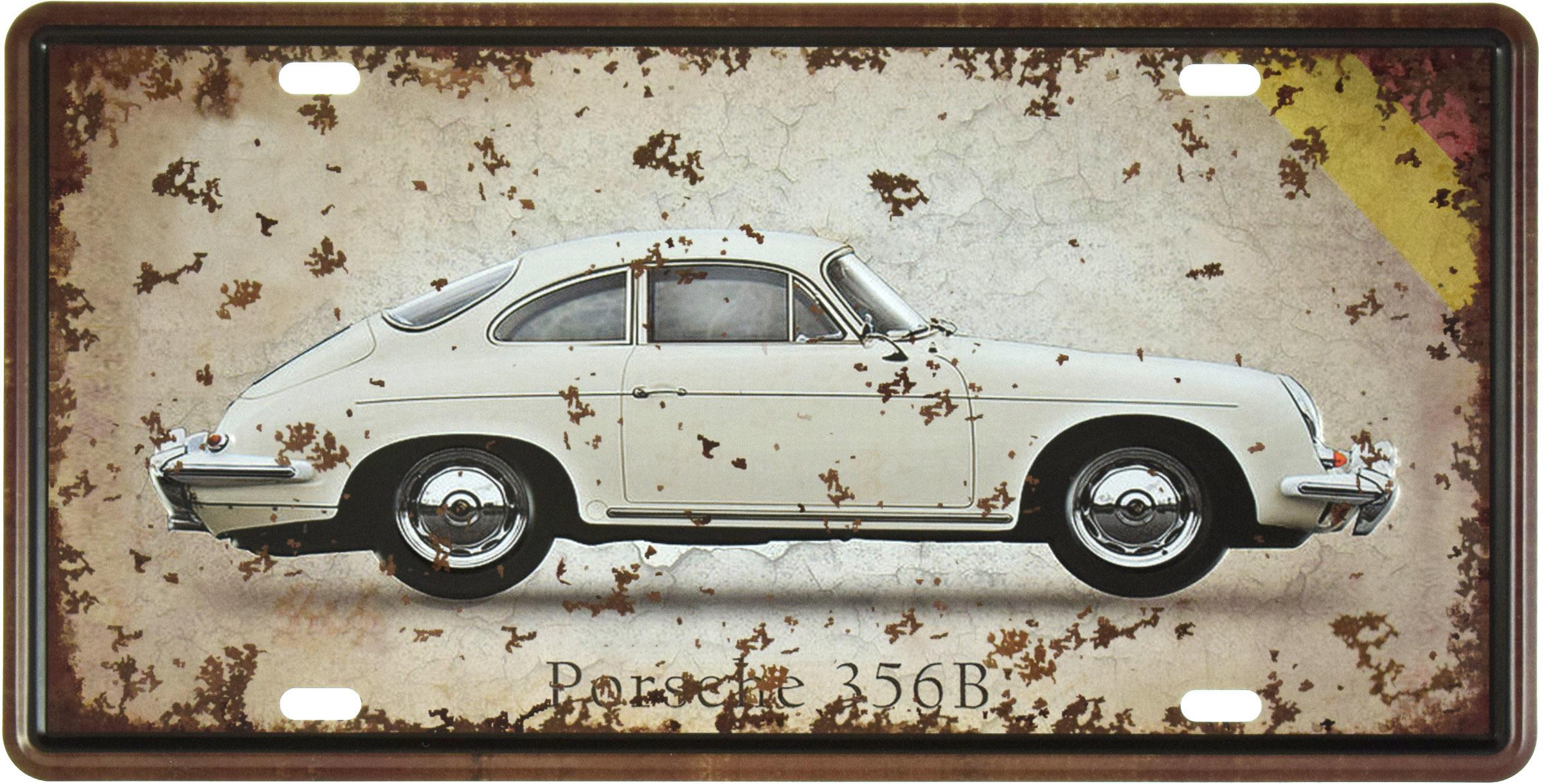 Табличка металева Porsche 356B 15x30 см