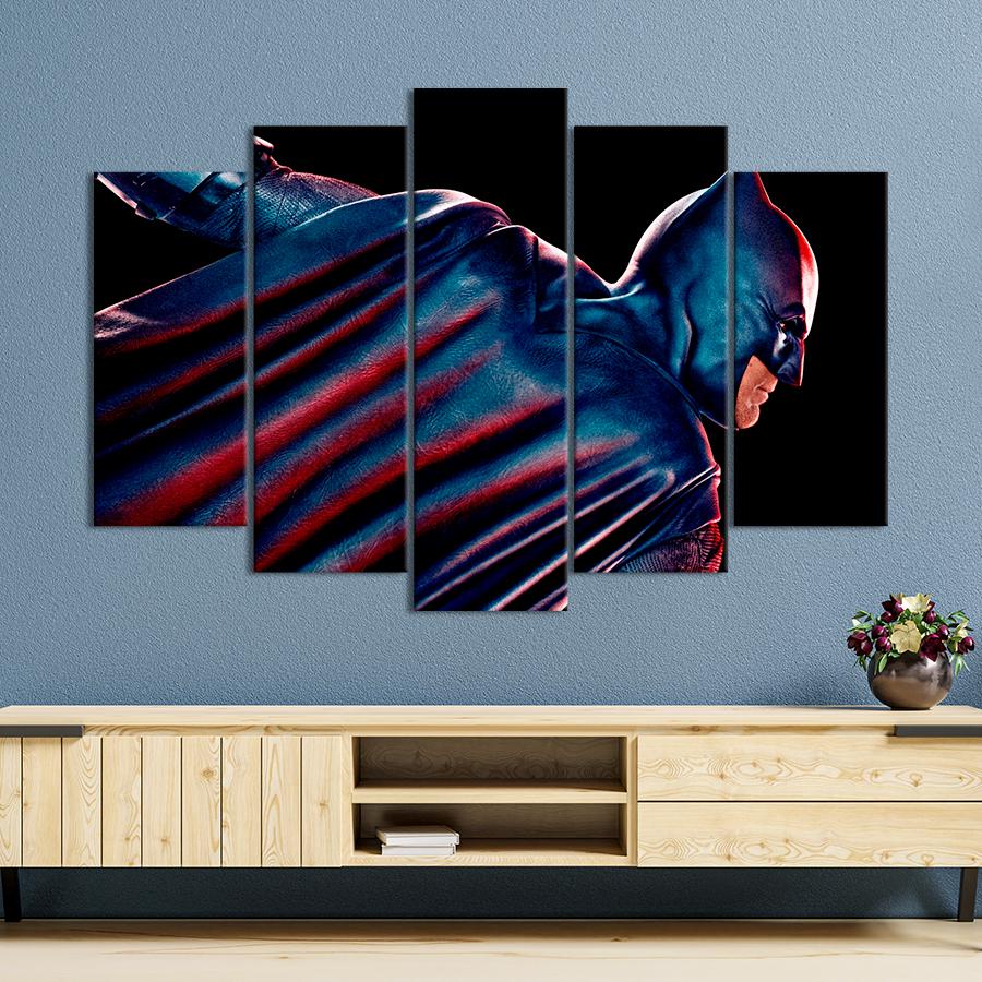 Настенний декор Боюс Уэйн в костюме Бэтмена 112x68 см (A30-5)