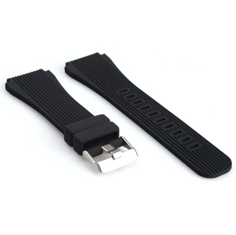 Силиконовый ремешок Watchbands Galaxy для Samsung Galaxy Watch 46 мм Черный (WB001GALAXYBLACK46) - фото 3