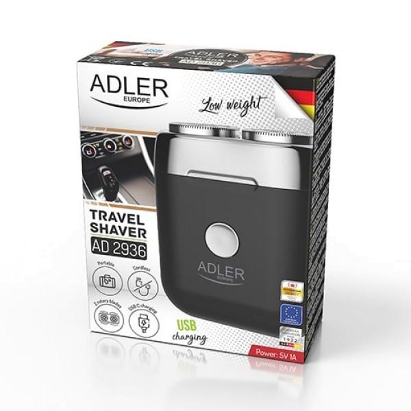 Електробритва дорожня Adler AD 2936 Black (iz13809) - фото 7