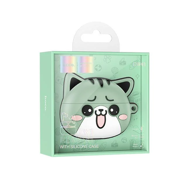 Бездротові навушники Hoco EW48 True wireless stereo headset Mint Cat (6942007610001) Бездротові навушники Hoco EW48 True wireless stereo headset Mint Cat (6942007610001)