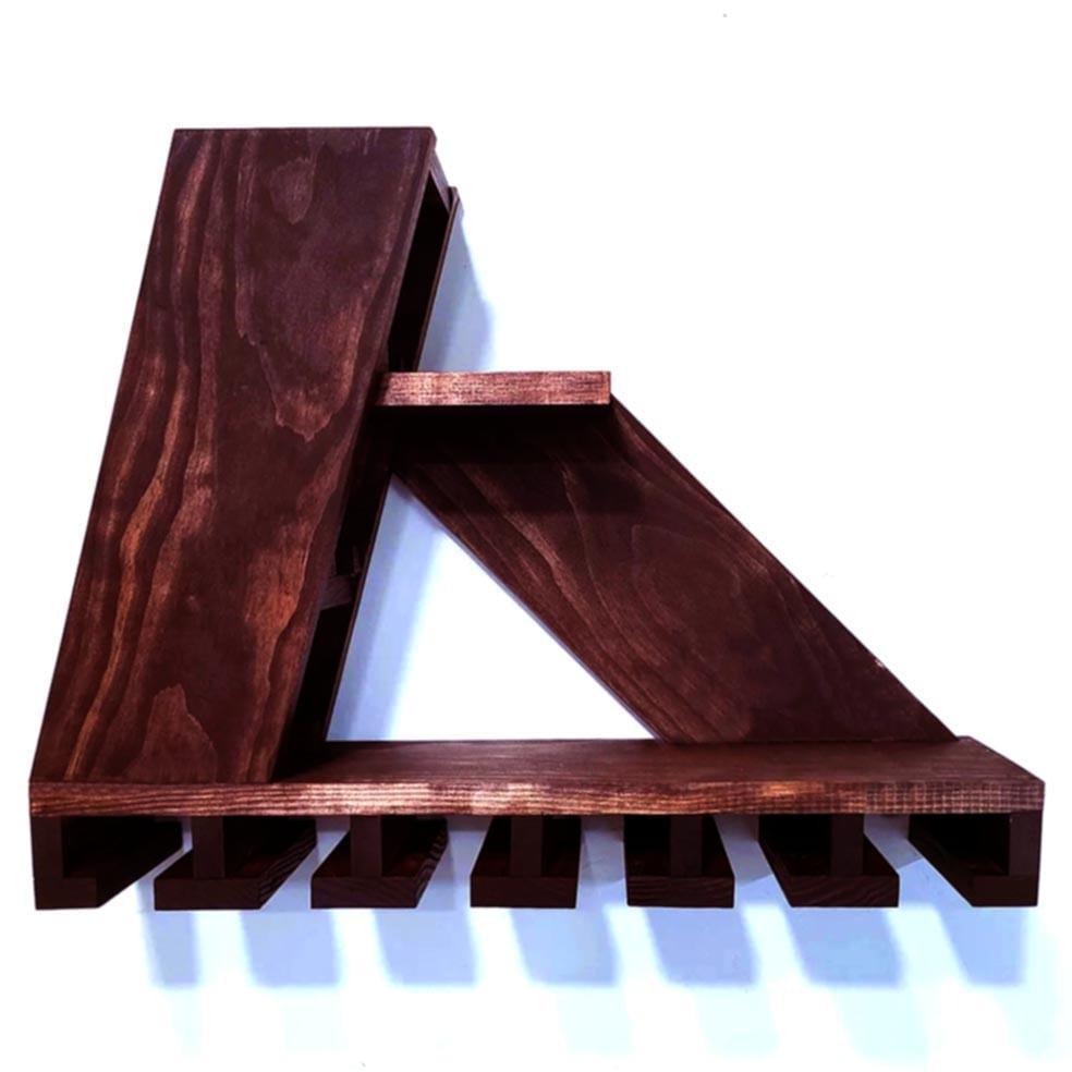 Полка для вина настенная из дерева Имабари Савоярди (ПНК-006715)