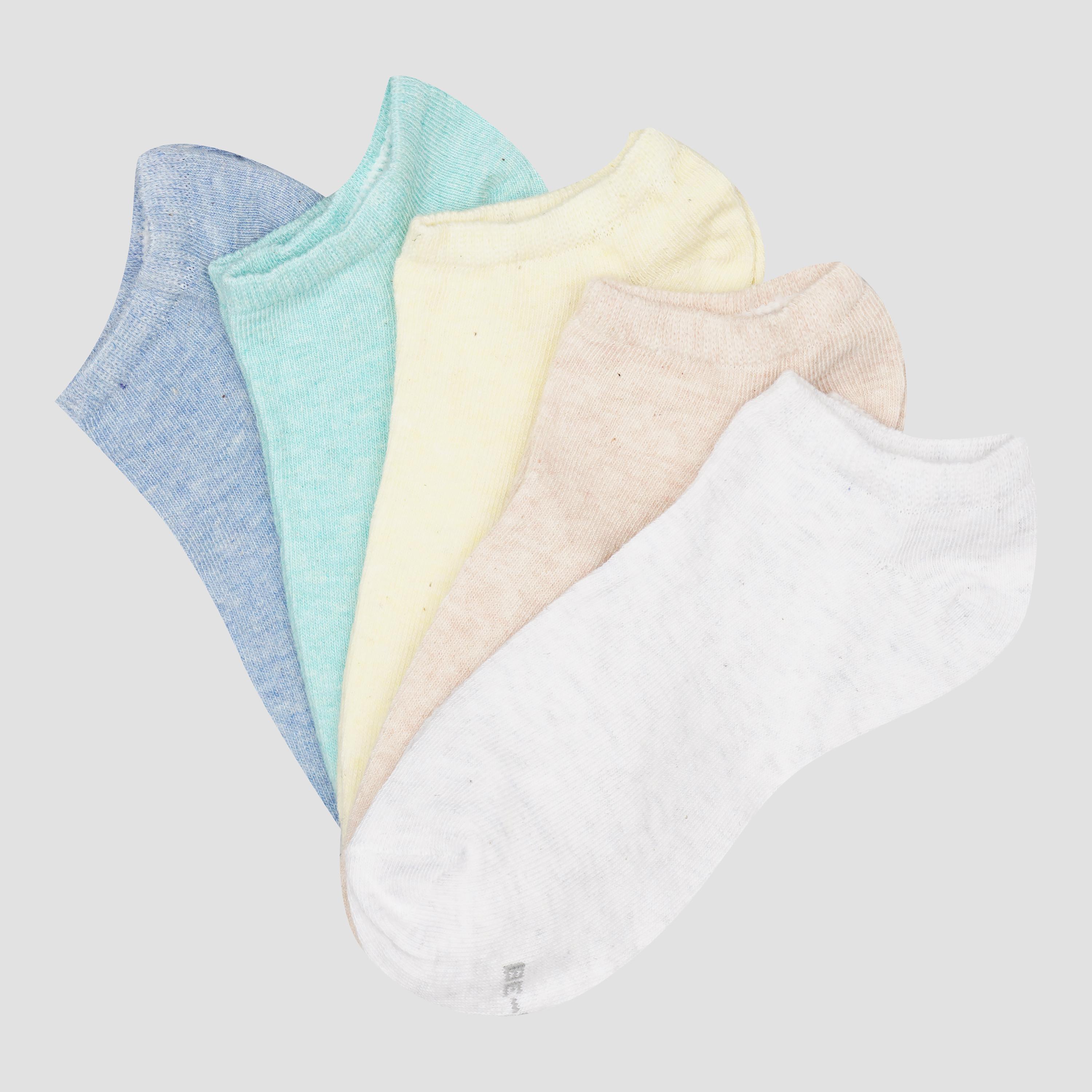 Носки C&A р. 35-38 5 пар Бежевый/Синий/Мятный (24566585)