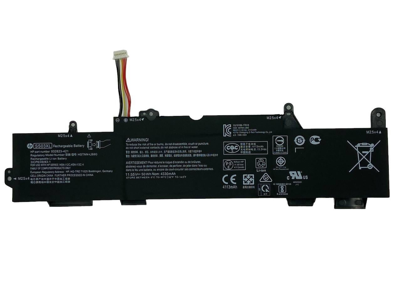 Аккумулятор для ноутбука HP SS03XL EliteBook 730 11,55V 4330 mAh (073470) Аккумулятор для ноутбука HP SS03XL EliteBook 730 11,55V 4330 mAh (073470)