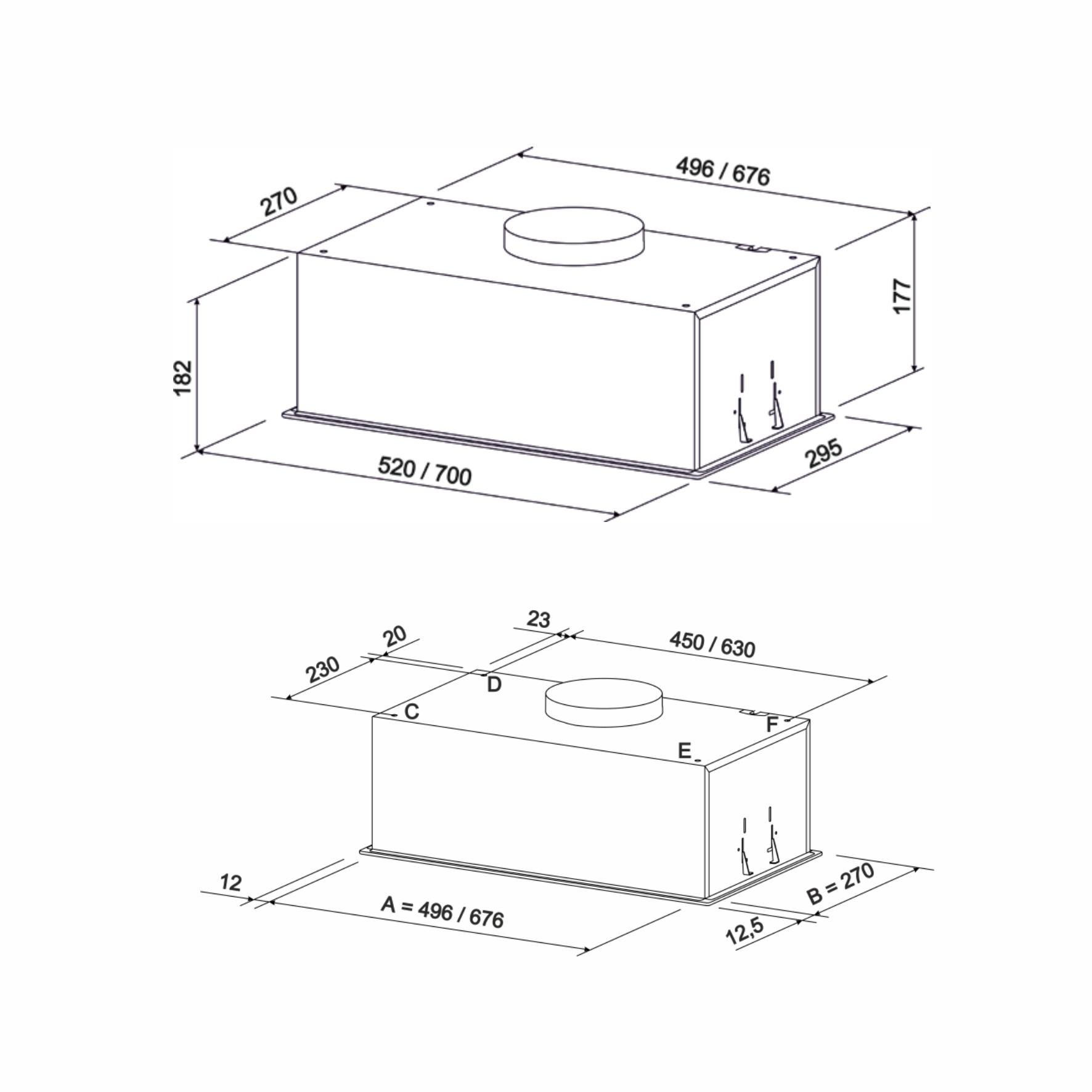 Вытяжка встроенная сенсорная Eleyus NAVIS 700 LED 52 BL - фото 2 Вытяжка встроенная сенсорная Eleyus NAVIS 700 LED 52 BL - фото 2