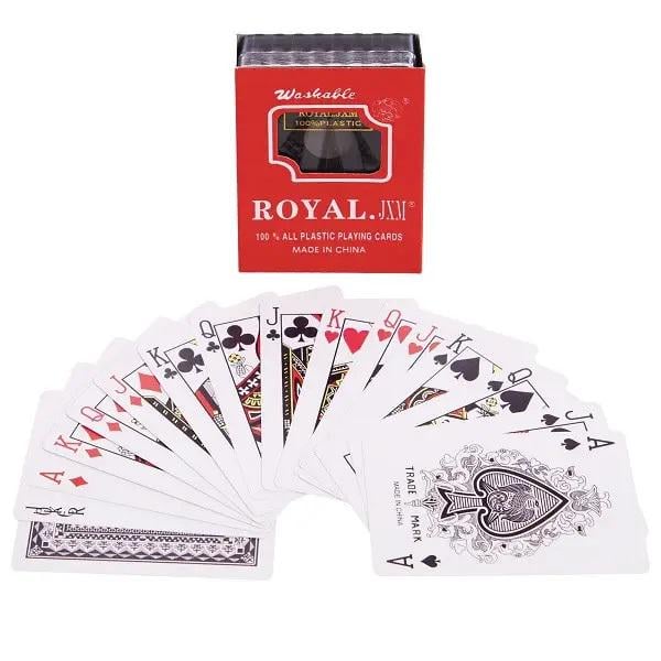 Карты игральные покерные Royal пластиковые 54 шт. (106)