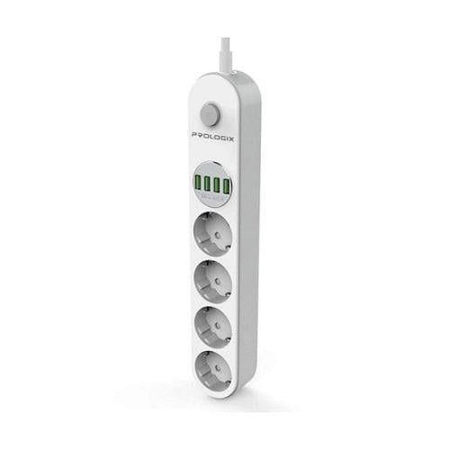 Мережевий фільтр ProLogix Premium 4 розетки 4 USB 2500 Вт 2 м Білий (PR-SE4432W) Мережевий фільтр ProLogix Premium 4 розетки 4 USB 2500 Вт 2 м Білий (PR-SE4432W)
