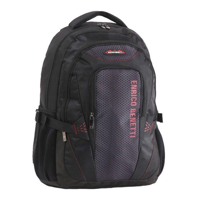 Городской рюкзак Enrico Benetti Bonaire 25 л Black/Red (Eb47091618)