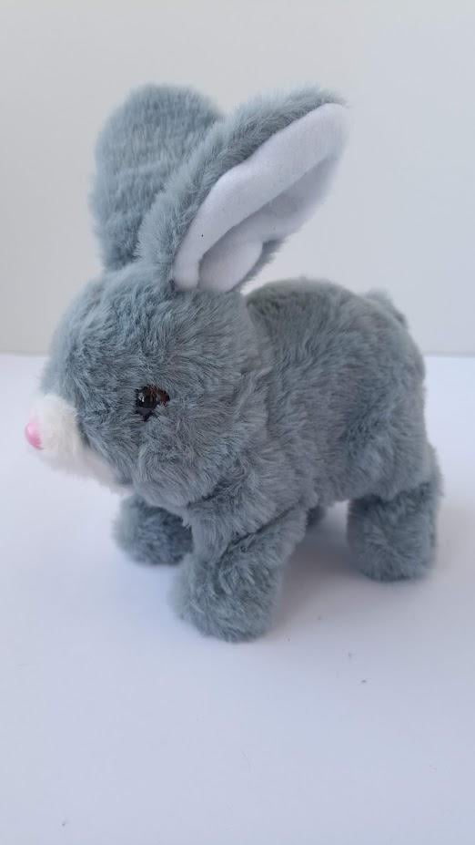 Игрушка мягкая интерактивная кролик 18 см со звуком (23916)