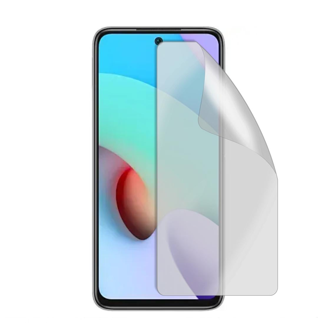 Защитная гидрогелевая глянцевая пленка Антишпигун на экран смартфона Xiaomi Redmi 10 2021 (HF-AC02SNG-003-286)