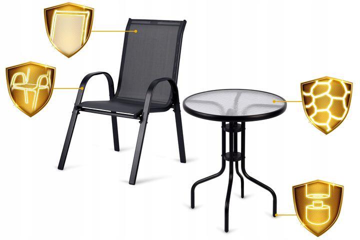 Комплект садовой мебели балконный Sofotel SO-981 2 стулья/стол (298120) - фото 6 Комплект садовой мебели балконный Sofotel SO-981 2 стулья/стол (298120) - фото 6