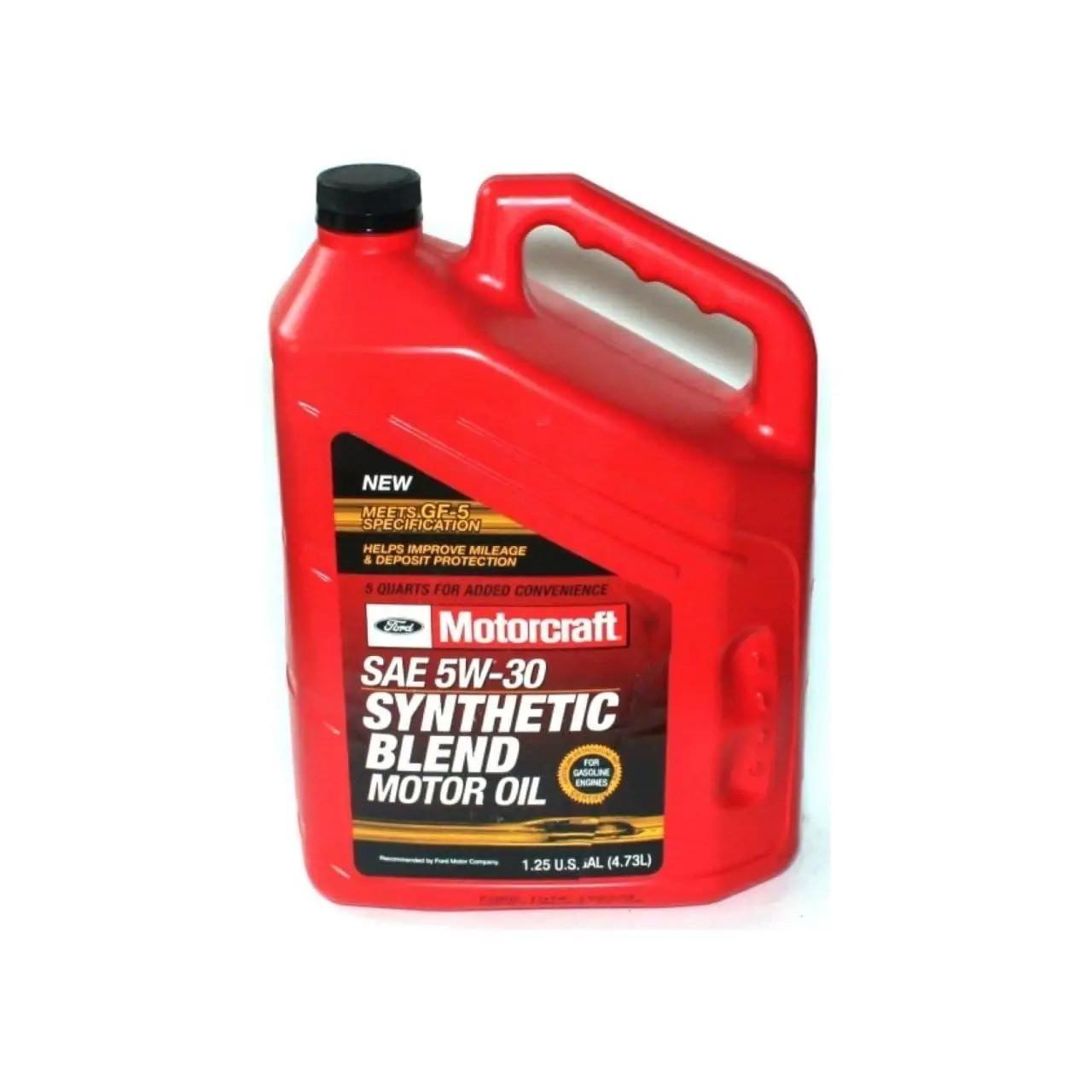 Моторное масло Ford Motorcraft Synthetic Blend 5W-30 4,73 л (XO5W305QSP)