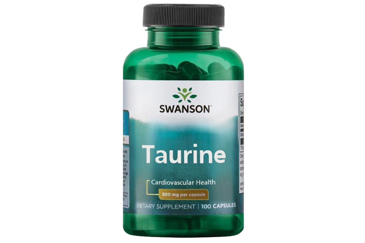 Таурин Swanson Taurine 500 mg 100 Caps