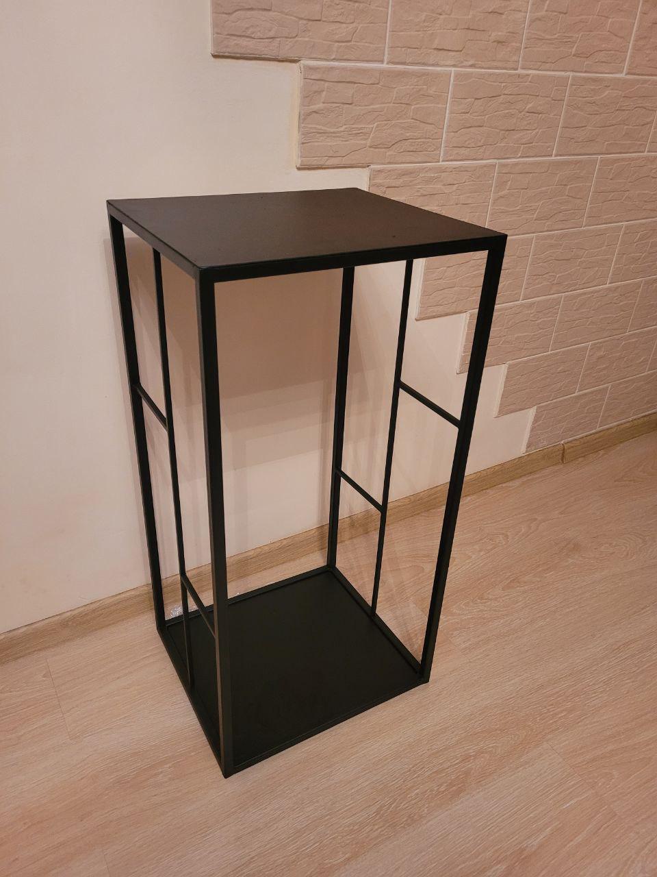 Дровниця металевалофт 80х40х35 см Чорний (29614555) - фото 3 Дровниця металевалофт 80х40х35 см Чорний (29614555) - фото 3