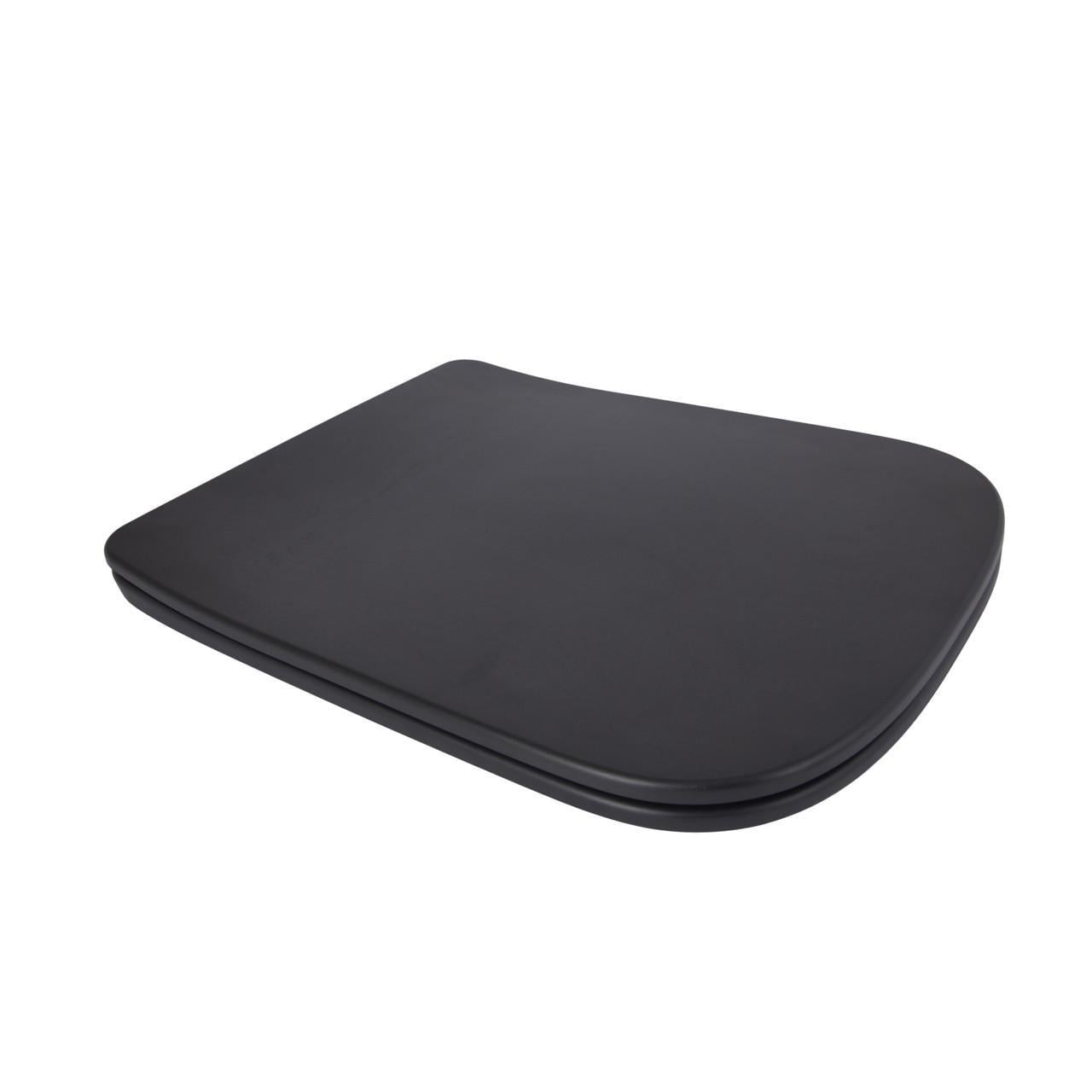 Сидіння для унітаза Qtap Tern 490 з мікроліфтом Slim Duroplast Quick Release 435x344x50 мм Matt Black (QTSC179MB47354) Сидіння для унітаза Qtap Tern 490 з мікроліфтом Slim Duroplast Quick Release 435x344x50 мм Matt Black (QTSC179MB47354)